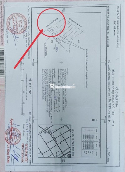 BÁN ĐẤT TẠI CHÂU PHA-TPHCM, DT 153M2 SHR 1,2TỶ. LH:0913976848 - A TOẠI (CHÍNH CHỦ)